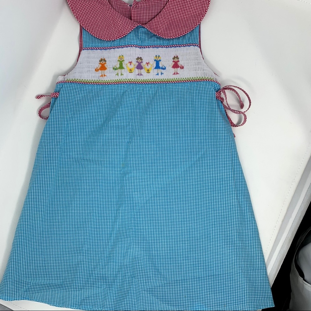 Beaux Et Belles Smocked Spring Dress